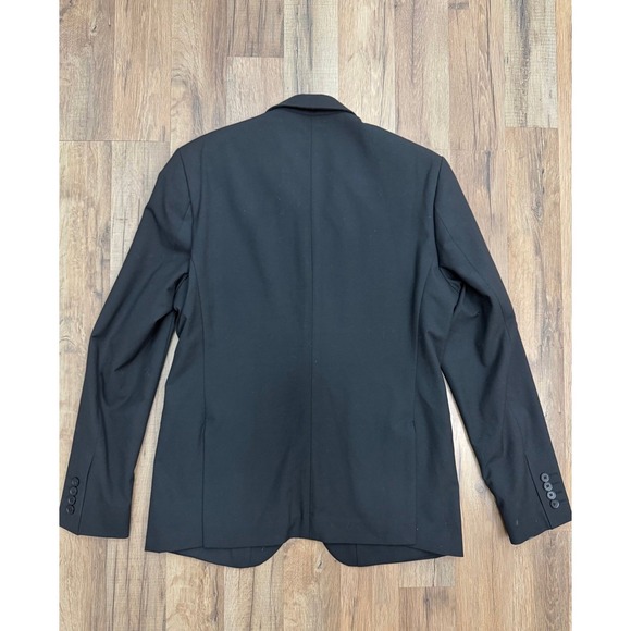 Splash Slim Fit Black Blazer Jacket Mens 40 Suit Coat Formal Travel - Picture 3 of 9